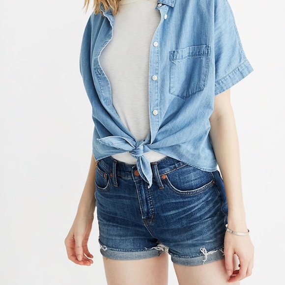 Madewell Pants - Madewell highrise shorts size 29